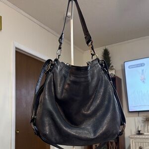 Large Rough & Tumble Hobo bag includes pouch